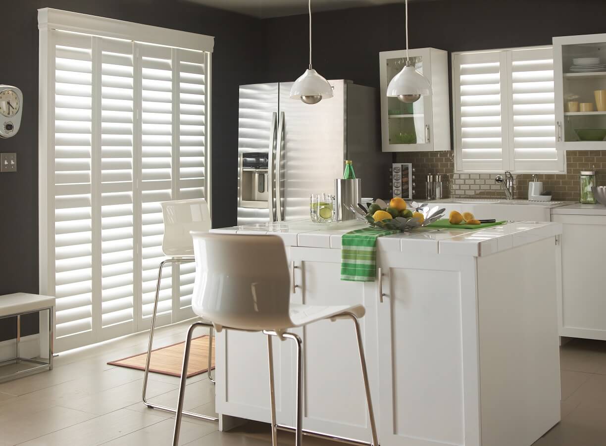 Kitchen Window Shutters - Paul James Blinds