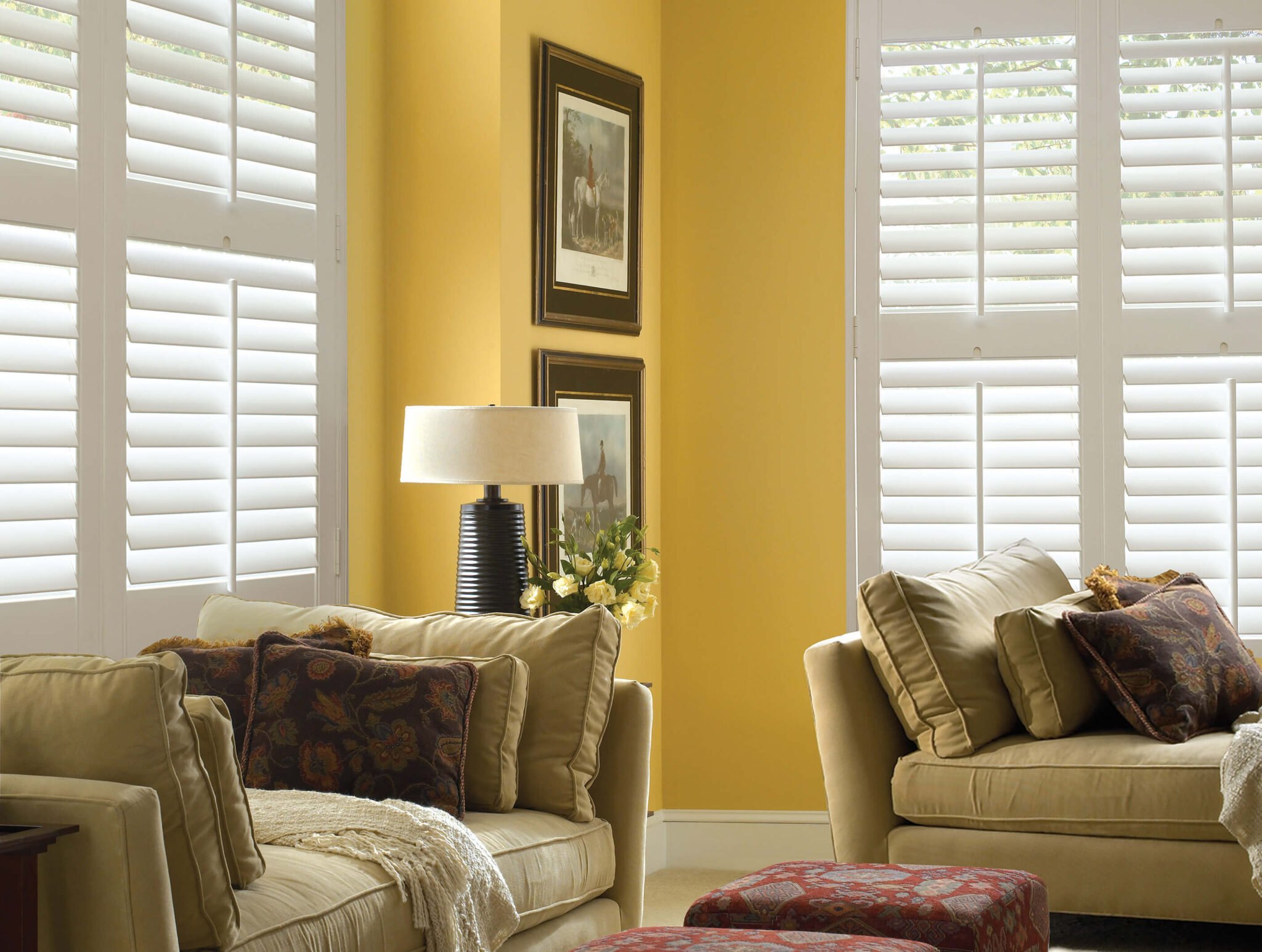 Faux Lounge Windows - Paul James Blinds