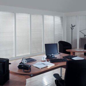 White office blinds